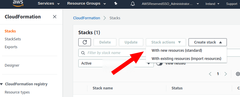 Create Stack