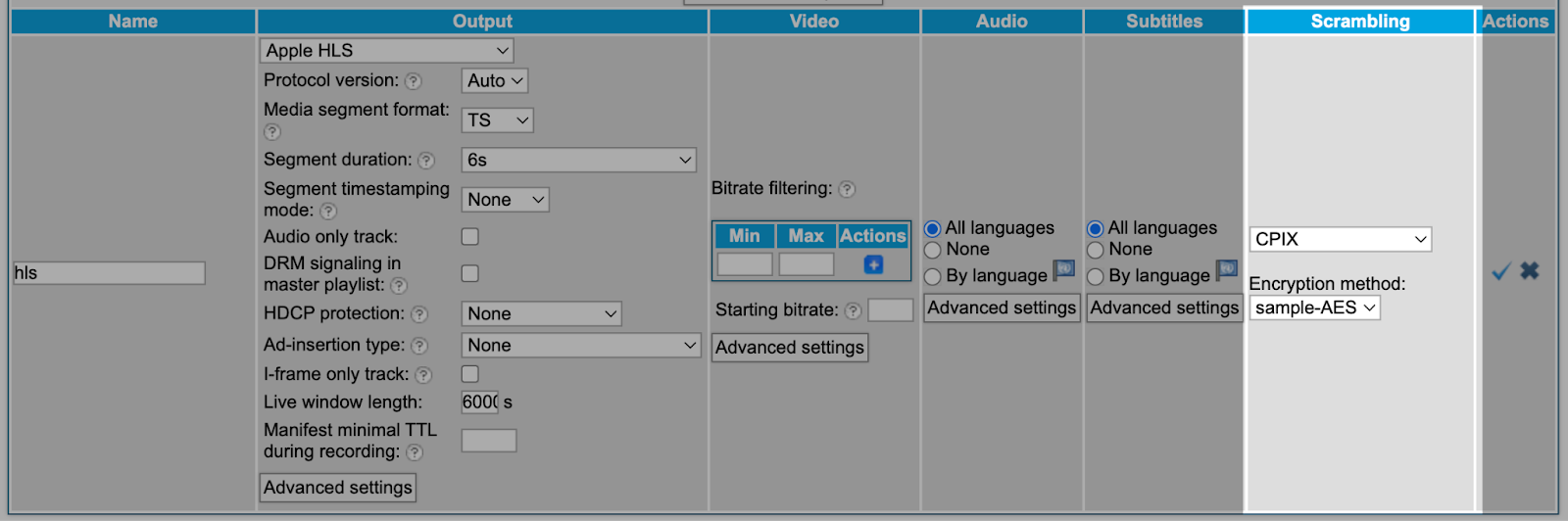 Enabling CPIX HLS