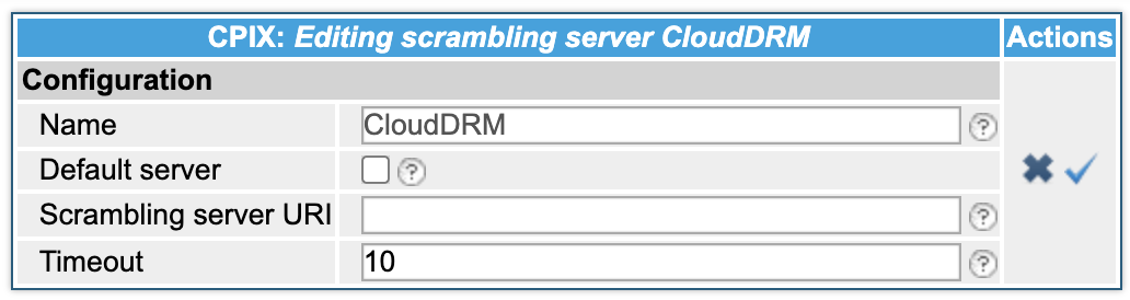 Scrambling server